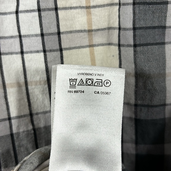 Columbia Plaid Flannel Button Down Long Sleeve Shirt | Size Small - Picture 7 of 8